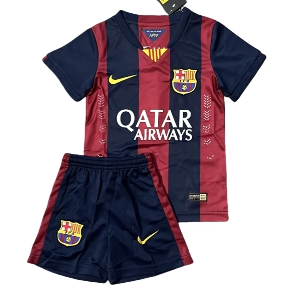 FC Barcelona Retro Heim Trikotsatz Kinder 2014-15 FC Barcelona Retro Heim Trikotsatz Kinder 2014-15