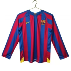 FC Barcelona Retro Heimtrikot 2005-06 Langarm