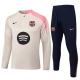 FC Barcelona Trainingsanzug 2025-26 - 1-4 Zip Beige
