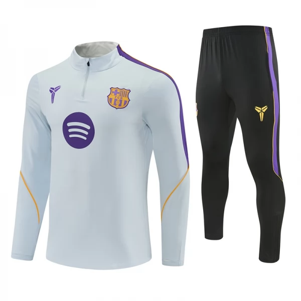 FC Barcelona Trainingsanzug 2026-27 - 1-4 Zip Grau FC Barcelona Trainingsanzug 2026-27 - 1-4 Zip Grau