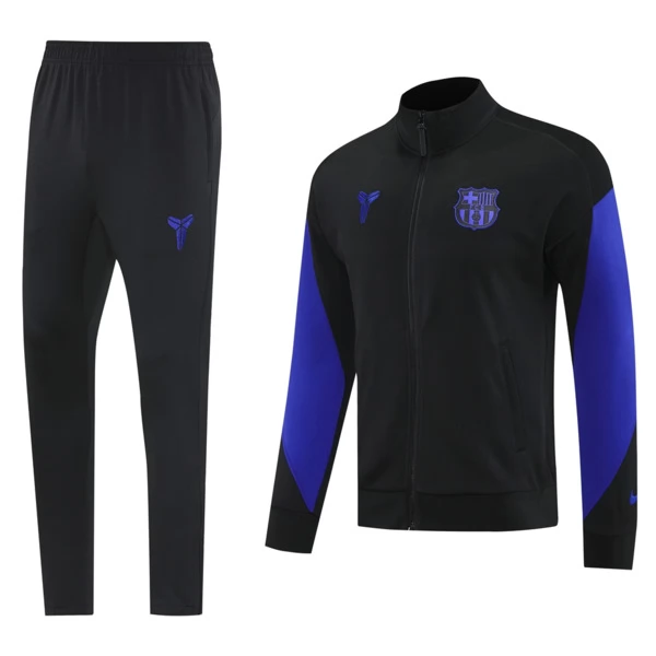 FC Barcelona Trainingsjacke + Hose 2025-26 - Schwarz Blau FC Barcelona Trainingsjacke + Hose 2025-26 - Schwarz Blau