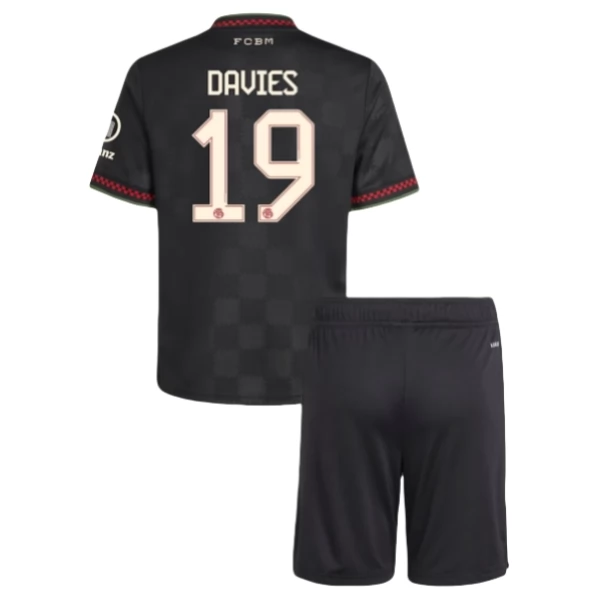 FC Bayern München Davies 19 Ausweich Trikot Set Kinder 2025-26 FC Bayern München Davies 19 Ausweich Trikot Set Kinder 2025-26