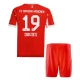 FC Bayern München Davies 19 Heim Trikot Set Kinder 2025-26 FC Bayern München Davies 19 Heim Trikot Set Kinder 2025-26