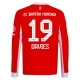 FC Bayern München Davies 19 Heimtrikot 2025-26 Langarm