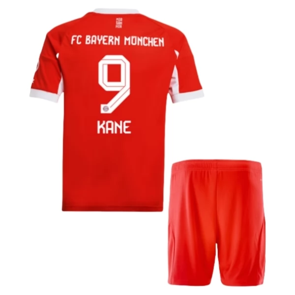FC Bayern München Kane 9 Heim Trikot Set Kinder 2025-26 FC Bayern München Kane 9 Heim Trikot Set Kinder 2025-26