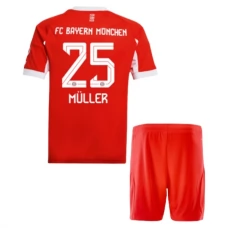 FC Bayern München Müller 25 Heim Trikot Set Kinder 2025-26 FC Bayern München Müller 25 Heim Trikot Set Kinder 2025-26