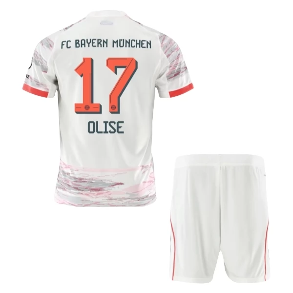 FC Bayern München Olise 17 Auswärts Trikot Set Kinder 2025-26 FC Bayern München Olise 17 Auswärts Trikot Set Kinder 2025-26
