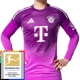 FC Bayern München Torwart Heimtrikot 2025-26 Langarm Purple Bundesliga Champions Patch FC Bayern München Torwart Heimtrikot 2025-26 Langarm Purple Bundesliga Champions Patch