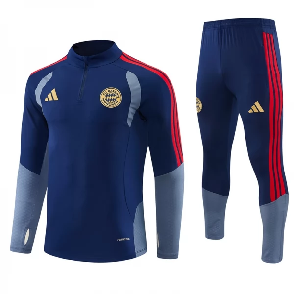 FC Bayern München Trainingsanzug 2026-27 - 1-4 Zip Blau FC Bayern München Trainingsanzug 2026-27 - 1-4 Zip Blau