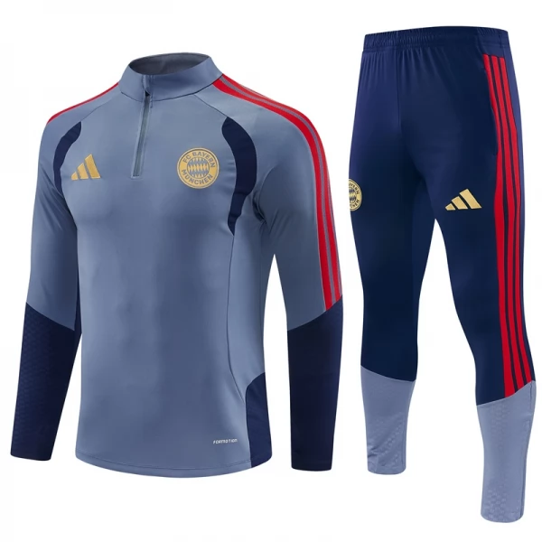 FC Bayern München Trainingsanzug 2026-27 - 1-4 Zip Grau FC Bayern München Trainingsanzug 2026-27 - 1-4 Zip Grau