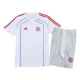 FC Bayern München Trainingstrikot + Shorts 2025-26 Weiß