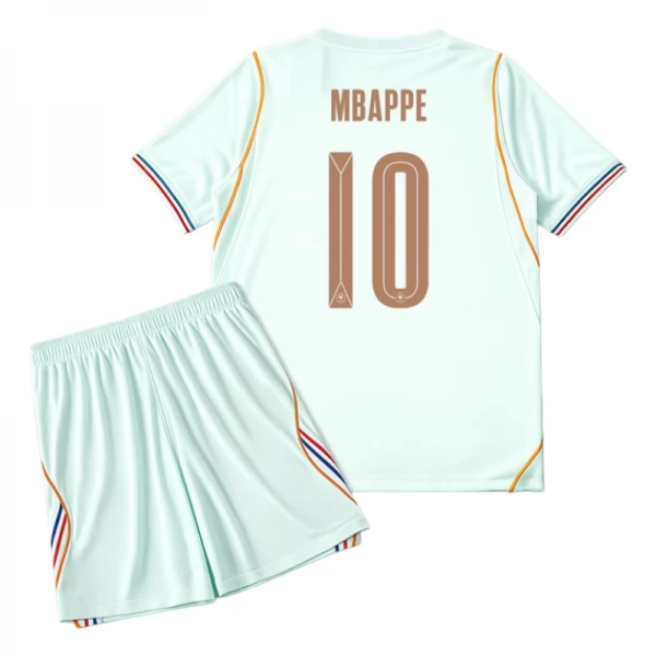 Frankreich Mbappé 10 Auswärts Trikot Set Kinder WM 2026 Frankreich Mbappé 10 Auswärts Trikot Set Kinder WM 2026