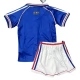 Frankreich Retro Heim Trikot Set Kinder 1998