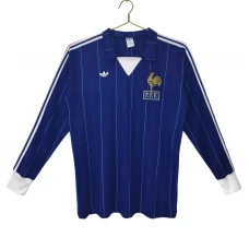 Frankreich Retro Heimtrikot 1980-82 Langarm