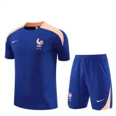 Frankreich Trainingstrikot + Shorts 2025-26 Blau Frankreich Trainingstrikot + Shorts 2025-26 Blau