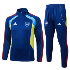 Kinder Arsenal Trainingsanzug 2025-26 - 1-4 Zip Blau Kinder Arsenal Trainingsanzug 2025-26 - 1-4 Zip Blau