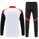 Kinder Arsenal Trainingsanzug 2025-26 - 1-4 Zip Weiß