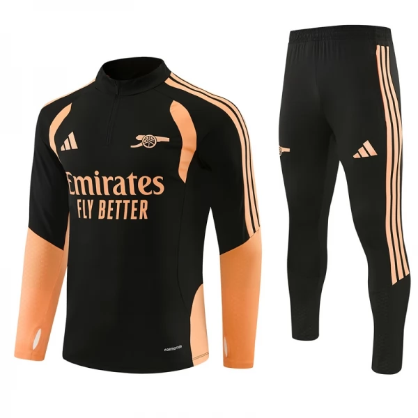Kinder Arsenal Trainingsanzug 2026-27 - 1-4 Zip Schwarz Kinder Arsenal Trainingsanzug 2026-27 - 1-4 Zip Schwarz