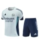 Kinder Arsenal Trainingstrikot + Shorts 2025-26 Grau