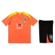 Kinder Brasilien Trainingstrikot + Shorts 2025-26 Orange