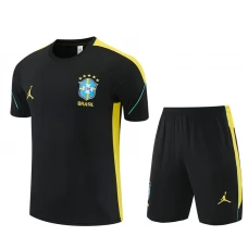 Kinder Brasilien Trainingstrikot + Shorts 2026-27 Schwarz Kinder Brasilien Trainingstrikot + Shorts 2026-27 Schwarz
