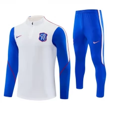 Kinder Chelsea Trainingsanzug 2026-27 - 1-4 Zip Weiß Kinder Chelsea Trainingsanzug 2026-27 - 1-4 Zip Weiß