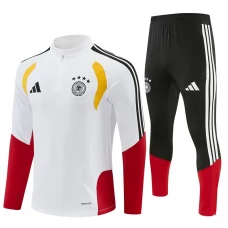 Kinder Deutschland Trainingsanzug 2026-27 - 1-4 Zip Weiß