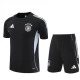 Kinder Deutschland Trainingstrikot + Shorts 2025-26 Schwarz