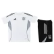 Kinder Deutschland Trainingstrikot + Shorts 2025-26 Weiß
