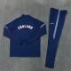 Kinder England Trainingsanzug 2026-27 - 1-4 Zip Blau