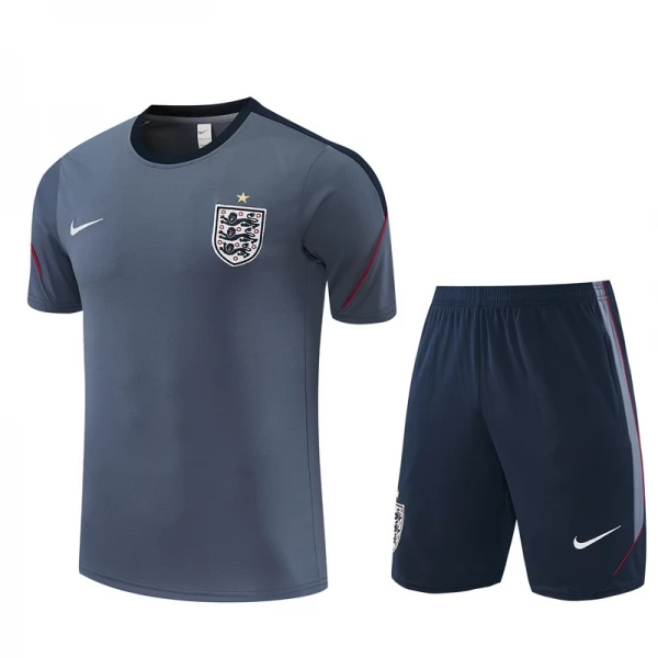 Kinder England Trainingstrikot + Shorts 2026-27 Grau Kinder England Trainingstrikot + Shorts 2026-27 Grau