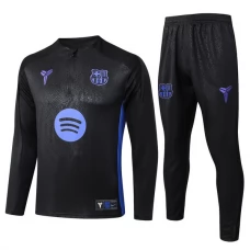 Kinder FC Barcelona Trainingsanzug 2025-26 - 1-4 Zip Schwarz