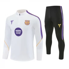Kinder FC Barcelona Trainingsanzug 2026-27 - 1-4 Zip Weiß Kinder FC Barcelona Trainingsanzug 2026-27 - 1-4 Zip Weiß