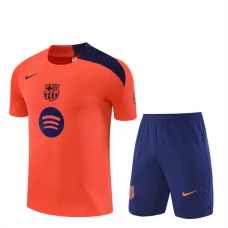 Kinder FC Barcelona Trainingstrikot + Shorts 2025-26 Orange