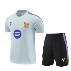 Kinder FC Barcelona Trainingstrikot + Shorts 2026-27 Grau Kinder FC Barcelona Trainingstrikot + Shorts 2026-27 Grau