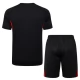 Kinder FC Bayern München Trainingstrikot + Shorts 2025-26 Schwarz