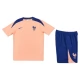 Kinder Frankreich Trainingstrikot + Shorts 2025-26 Orange