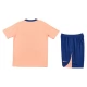 Kinder Frankreich Trainingstrikot + Shorts 2025-26 Orange