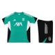 Kinder Liverpool Trainingstrikot + Shorts 2025-26 Grün