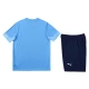 Kinder Manchester City Trainingstrikot + Shorts 2025-26 Blau