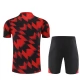 Kinder Manchester United Trainingstrikot + Shorts 2025-26 Rot