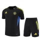 Kinder Manchester United Trainingstrikot + Shorts 2025-26 Schwarz