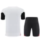 Kinder Manchester United Trainingstrikot + Shorts 2025-26 Weiß