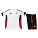 Kinder Manchester United Trainingstrikot + Shorts 2025-26 Weiß
