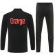 Kinder Niederlande Trainingsanzug 2026-27 - 1-4 Zip Schwarz