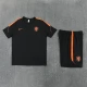 Kinder Niederlande Trainingstrikot + Shorts 2026-27 Schwarz