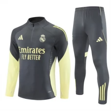 Kinder Real Madrid Trainingsanzug 2025-26 - 1-4 Zip Grau