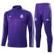 Kinder Real Madrid Trainingsanzug 2025-26 - 1-4 Zip Lila