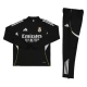 Kinder Real Madrid Trainingsanzug 2025-26 - 1-4 Zip Schwarz
