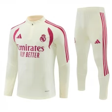 Kinder Real Madrid Trainingsanzug 2026-27 - 1-4 Zip Beige